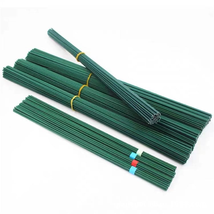 Crafteria 1.5mm Plastic Coated Green Stem Wire 100Gram