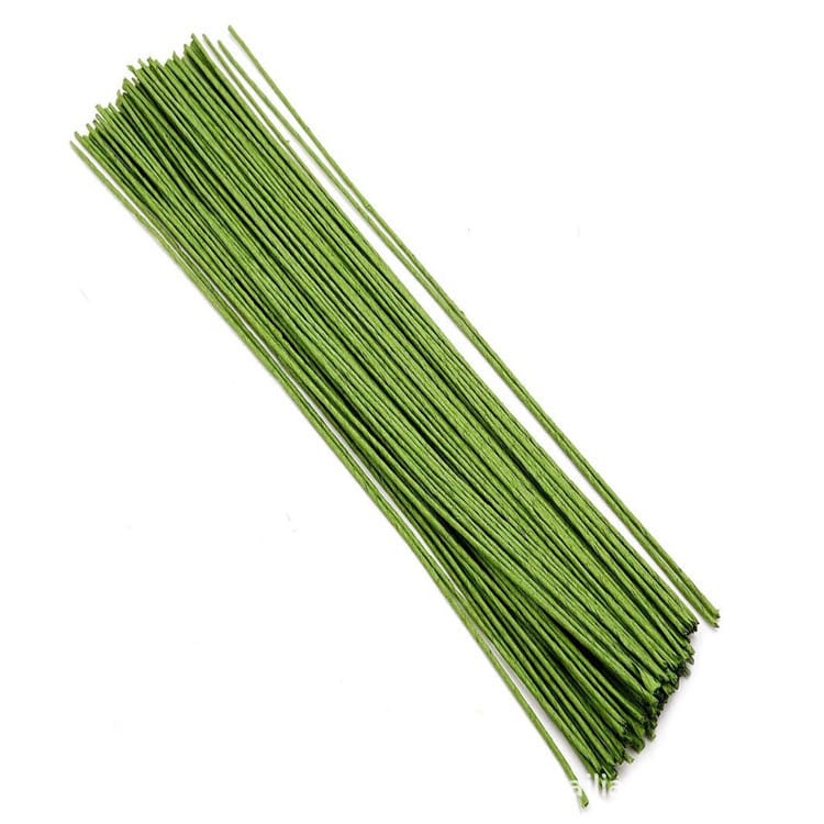 Crafteria 1.2mm Paper Coated Light Green Stem Wire 100Gram