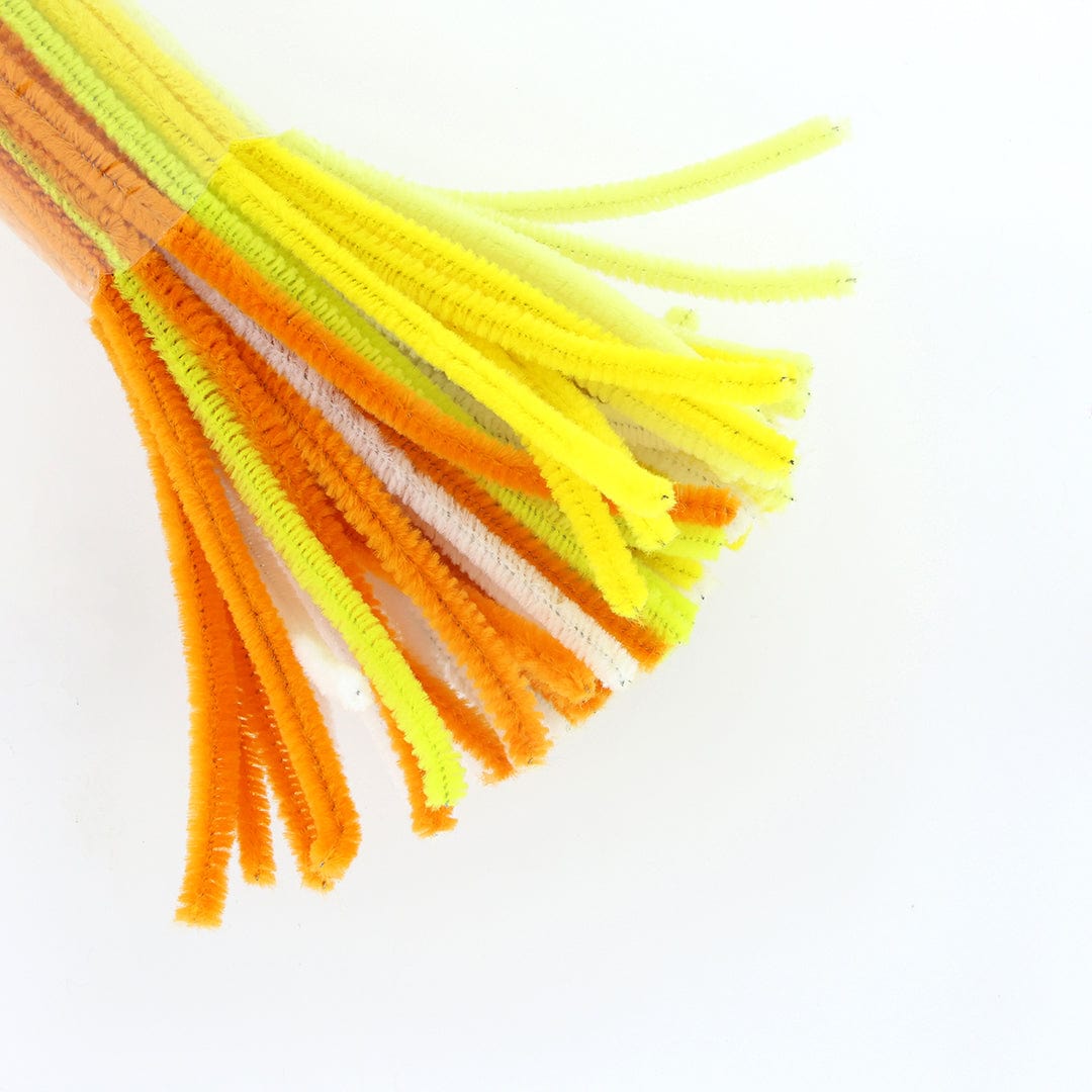 Crafteria Yellow Pipe Cleaner Mono Chrome (100Pcs/Pack)