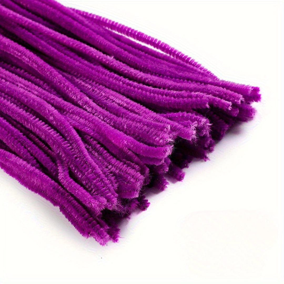 Crafteria Dark Grey Pipe Cleaner Regular Colour (100Pcs/Pack)