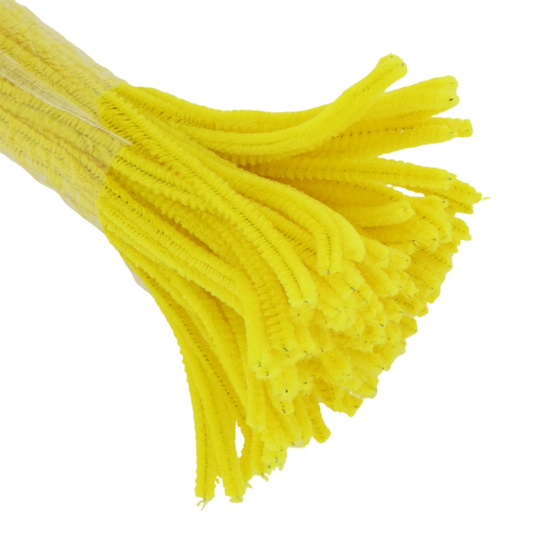 Crafteria Dark Orange Pipe Cleaner Regular Colour (100Pcs/Pack)