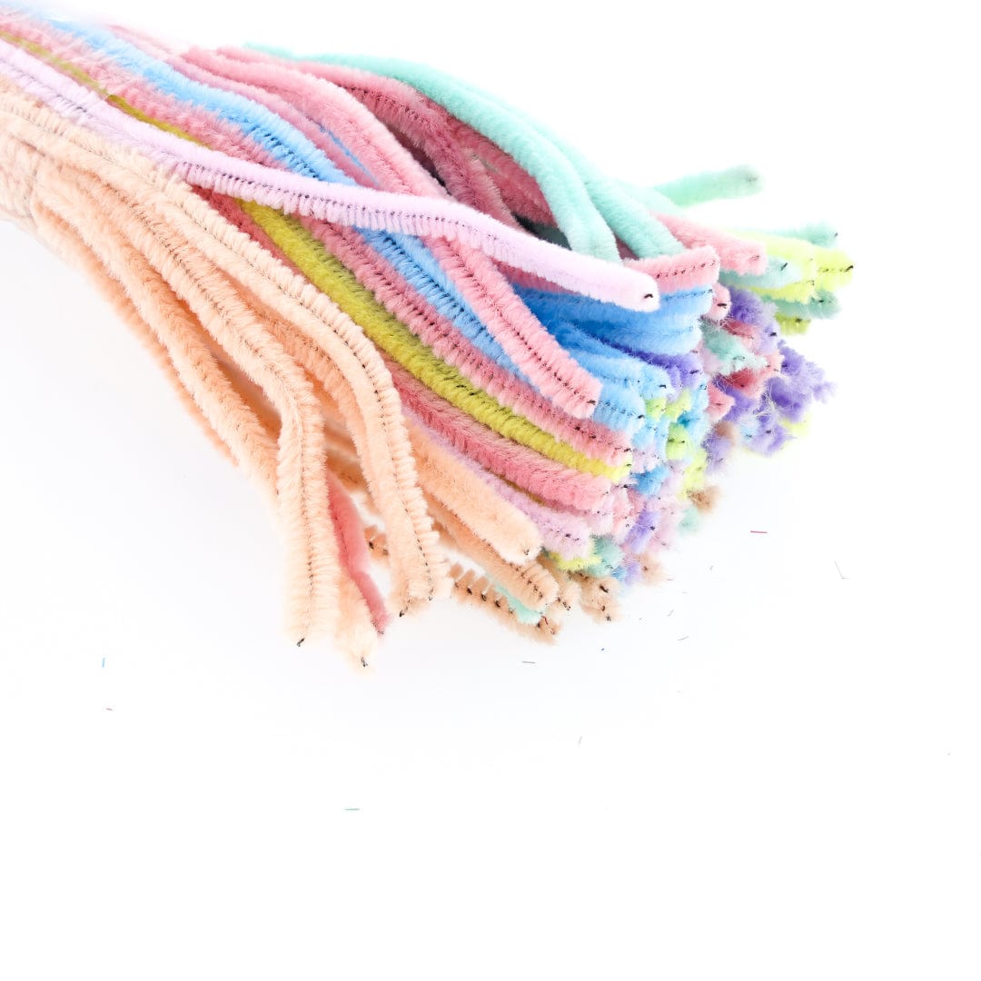 Crafteria White Pipe Cleaner Regular Colour (100Pcs/Pack)