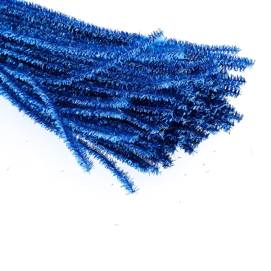 Crafteria Red Pipe Cleaner Zari Mix Colour (100Pcs/Pack)