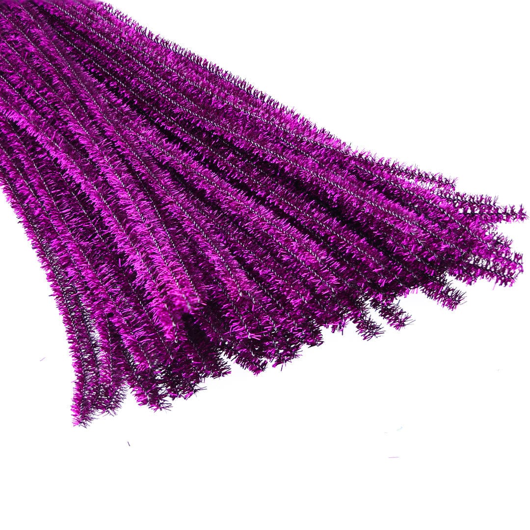 Crafteria Black Pipe Cleaner Zari Mix Colour (100Pcs/Pack)