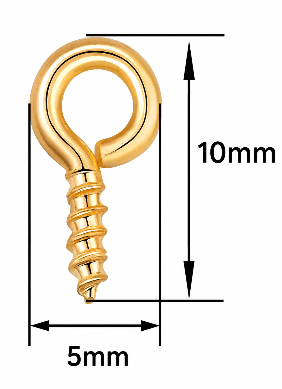 Crafteria 10 X 5mm Question Mark Hook