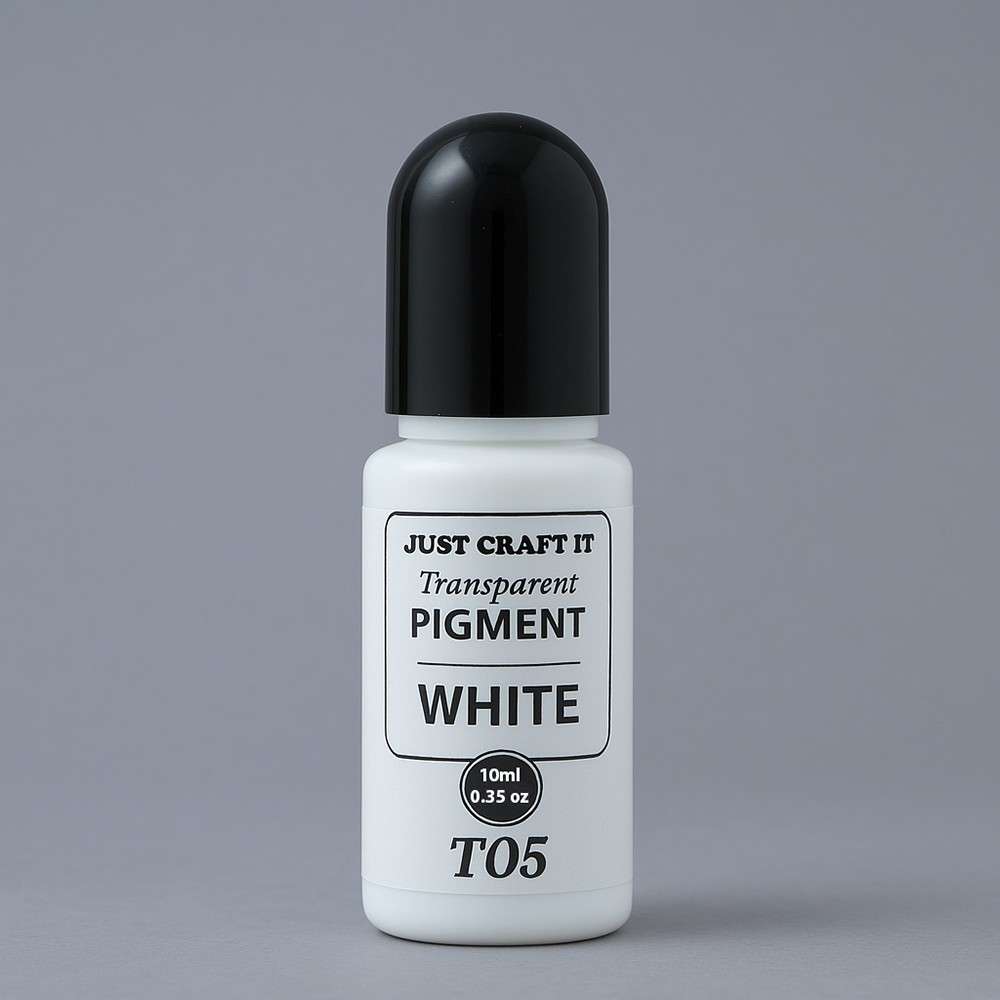 Crafteria White Transparent Pigment Single Colours