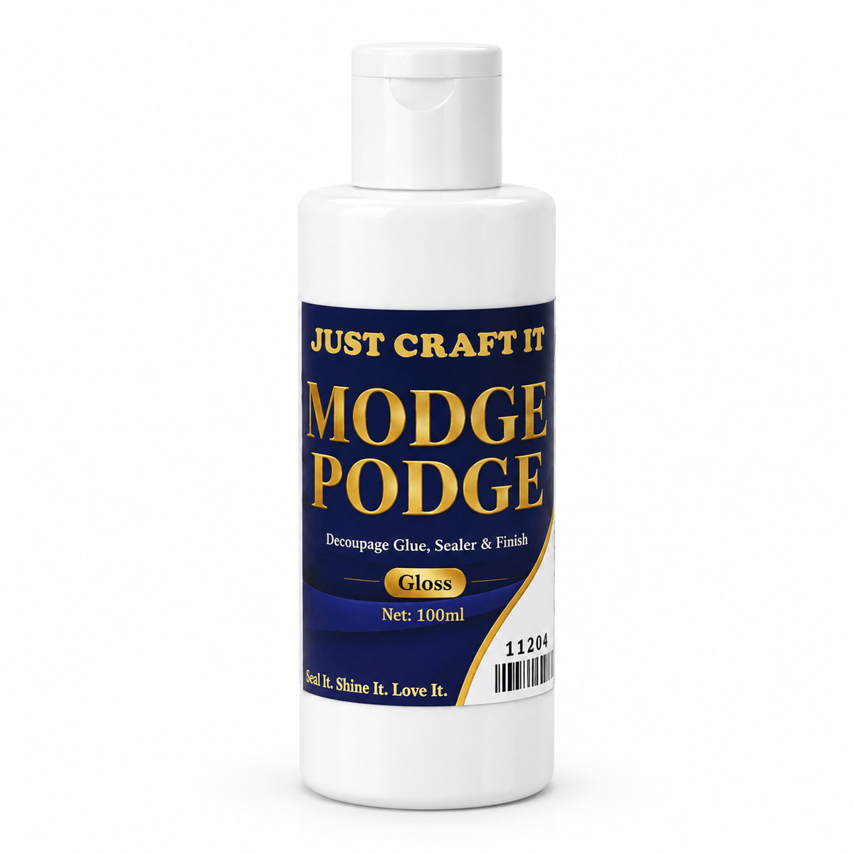 Just Craft It Modge Podge Gloss – Decoupage Glue, Sealer & Finish for Art, Craft & DIY | 100 ML | Pack of 1 112047
