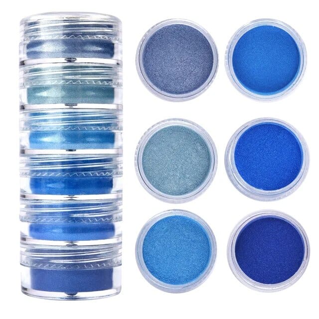 JUST CRAFT IT MICA POWDER 6 Shade Pearl Mica Powder (C)