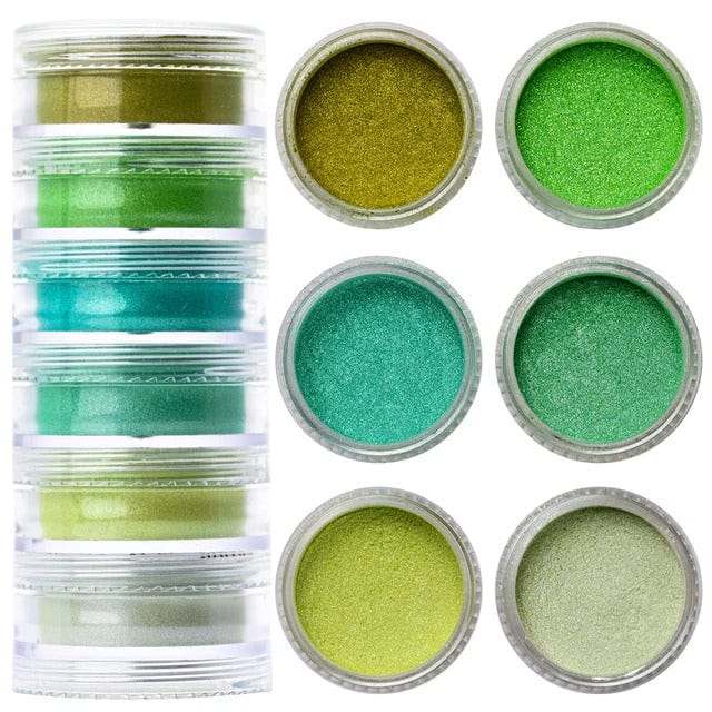 JUST CRAFT IT MICA POWDER 6 Shade Pearl Mica Powder (P)
