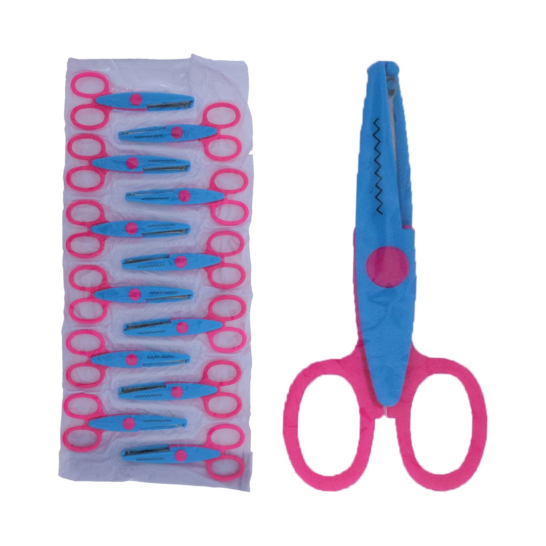 12Pcs Single Design Craft Scissor Set 13013