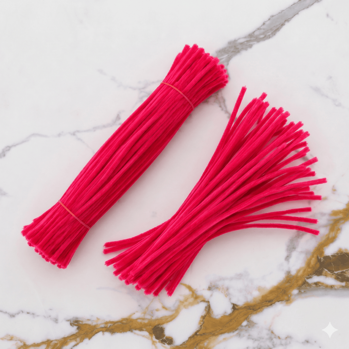 Premium Pipe Cleaners (6-7MM Approx.) (Neon Pink)