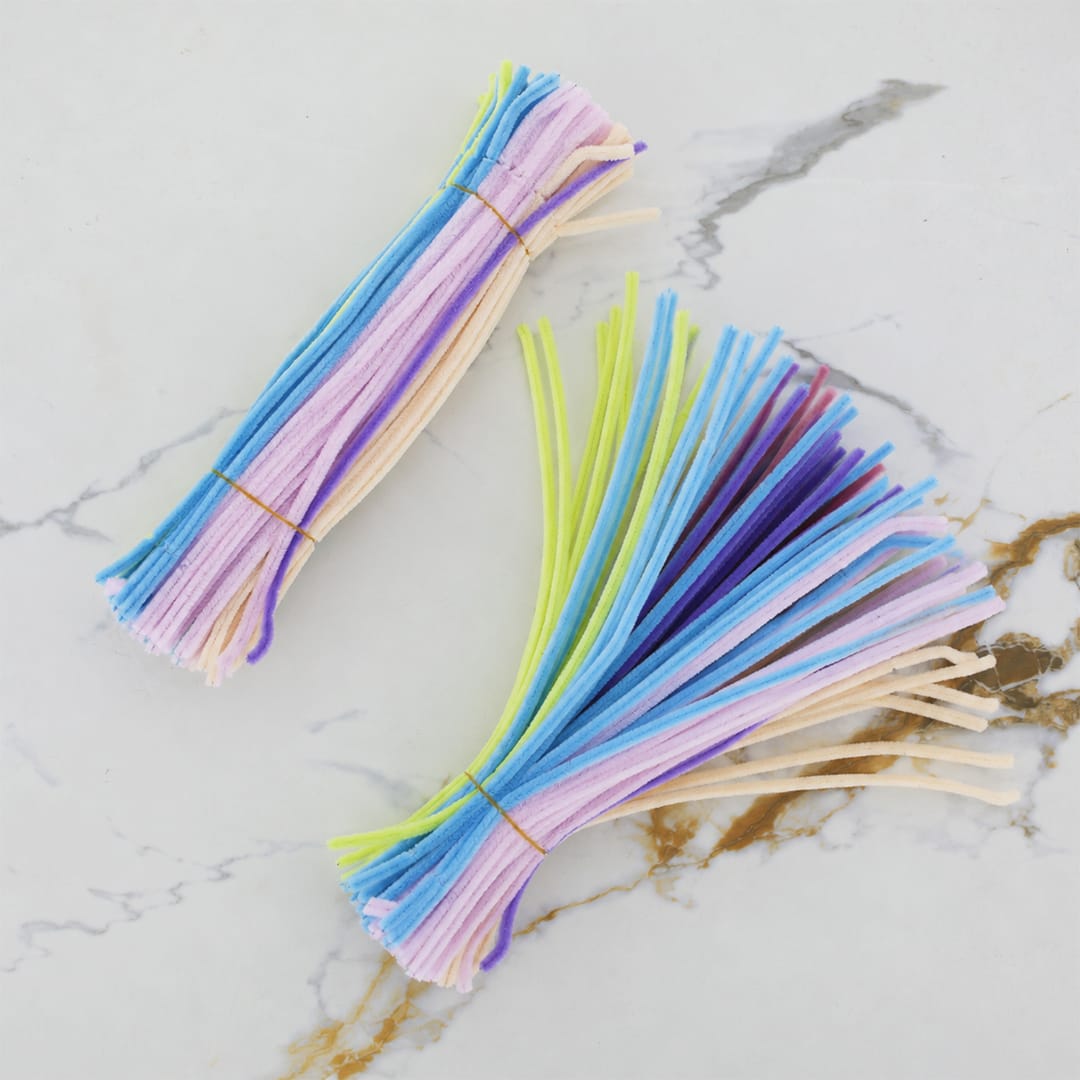 Crafteria Multicolour Premium Pipe Cleaners (8MM Approx.)