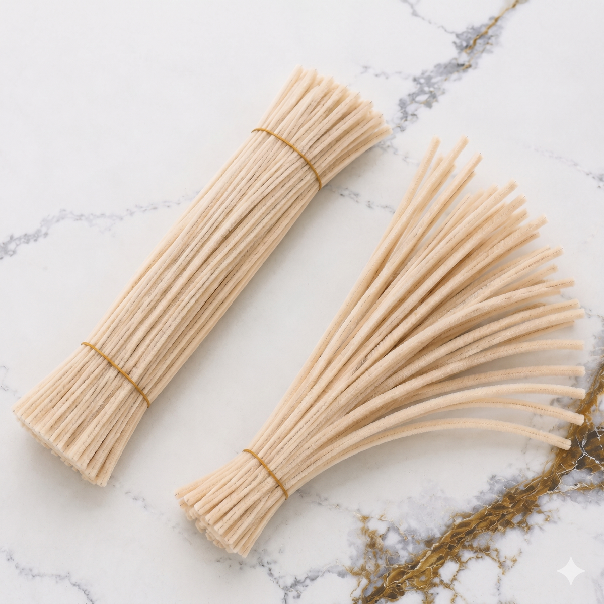 Premium Pipe Cleaners (6-7MM Approx.) (Ivory)