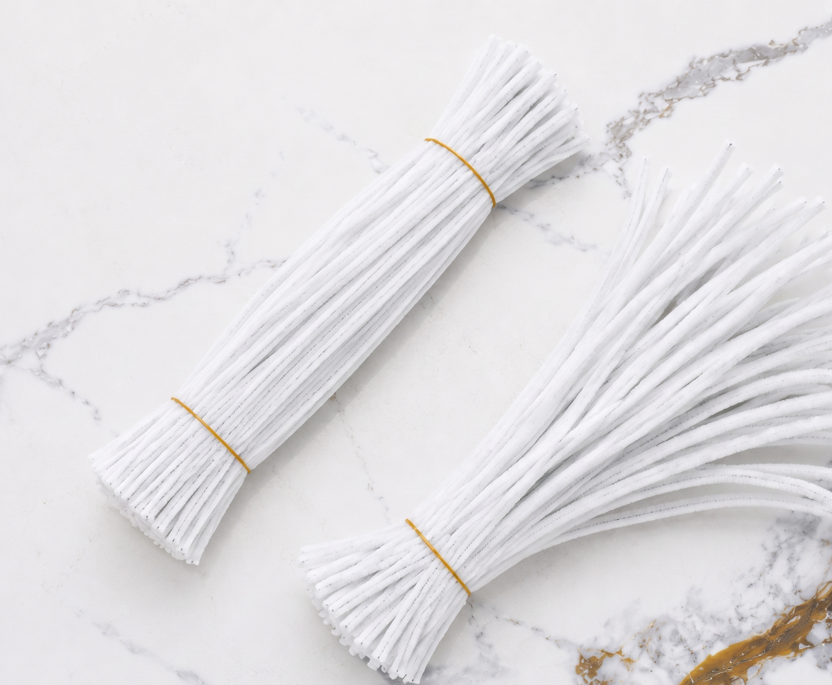 Premium Pipe Cleaners (6-7MM Approx.) (White)