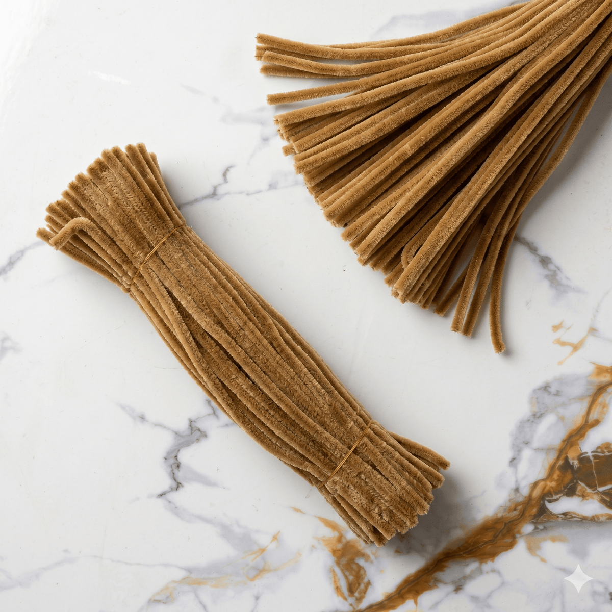 Premium Pipe Cleaners (6-7MM Approx.) (Camel Brown)