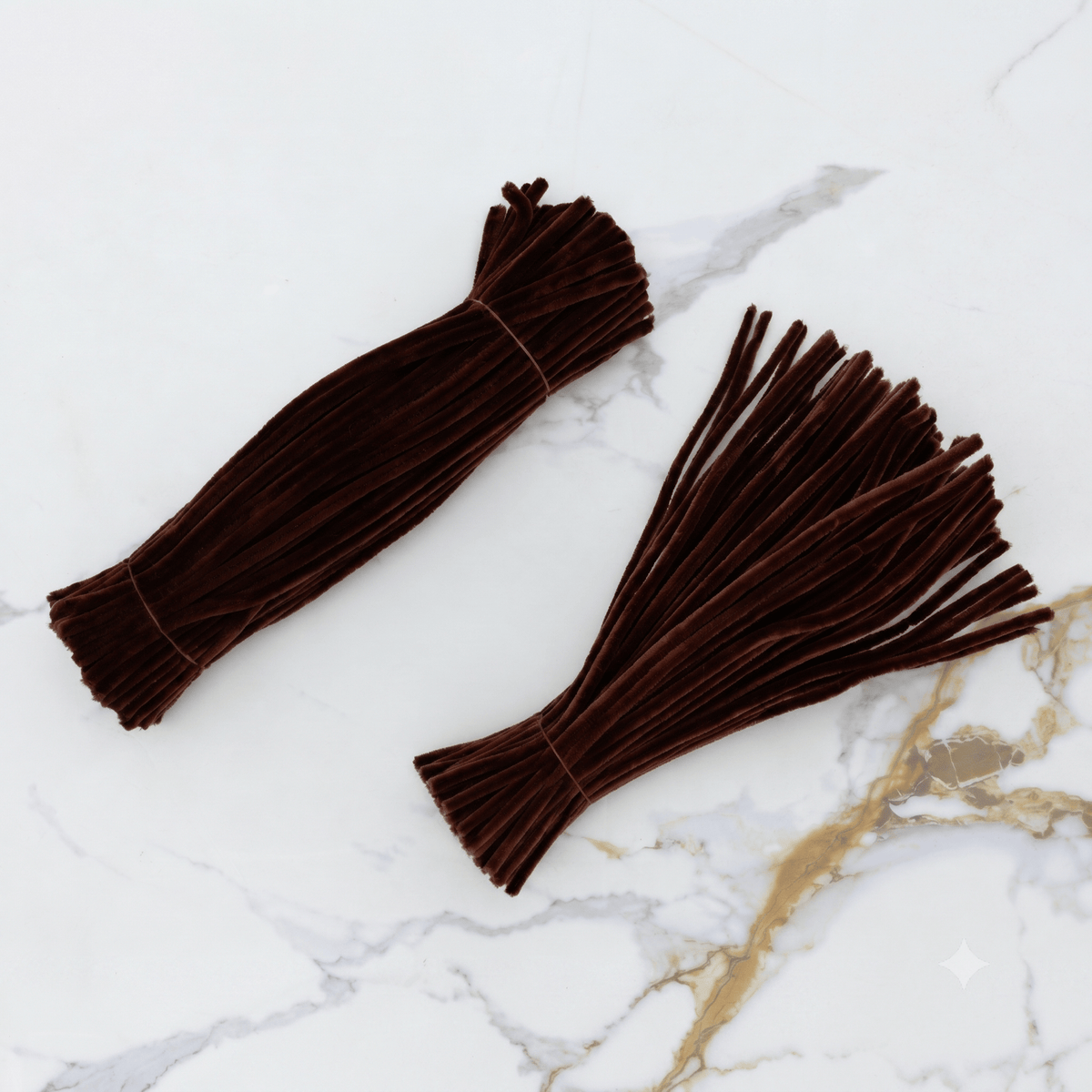 Premium Pipe Cleaners (6-7MM Approx.) (Chocolate Brown)