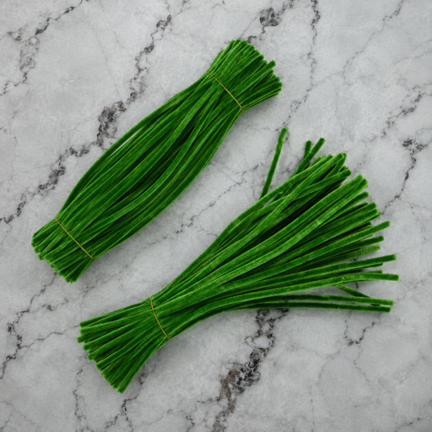 Premium Pipe Cleaners (6-7MM Approx.) (Forest Green)