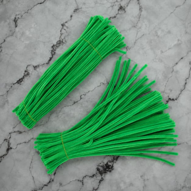 Premium Pipe Cleaners (6-7MM Approx.) (Light Green)