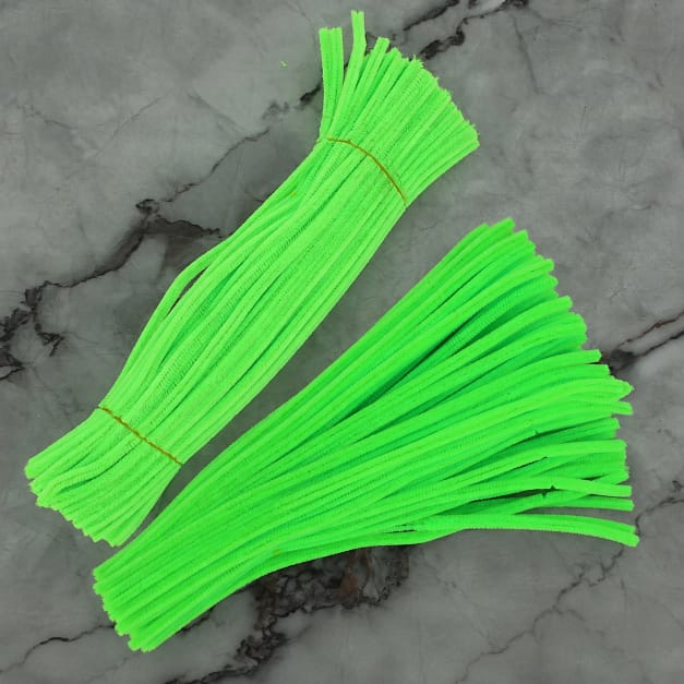 Premium Pipe Cleaners (6-7MM Approx.) (Neon Green)