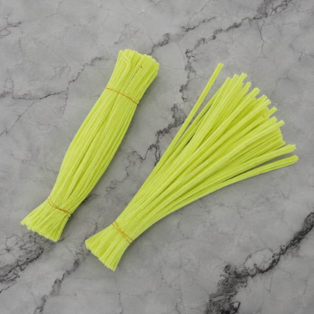 Premium Pipe Cleaners (6-7MM Approx.) (Neon Yellow)