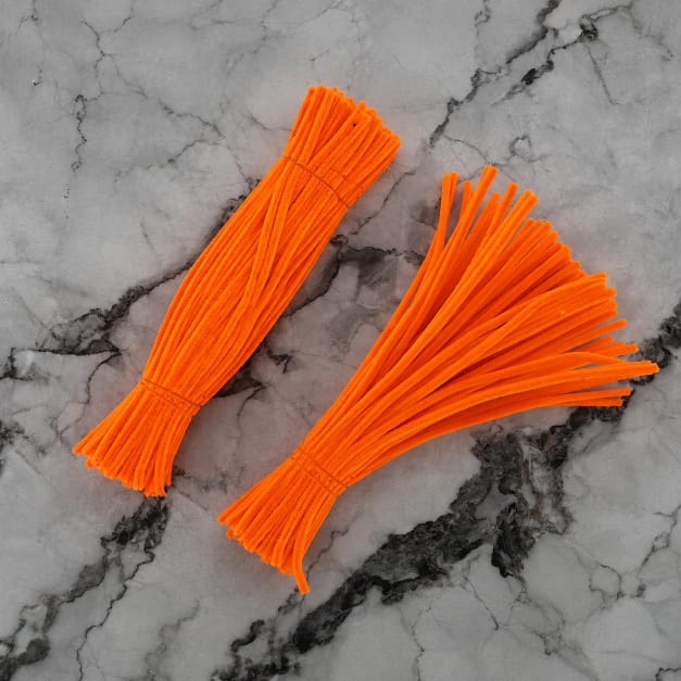 Premium Pipe Cleaners (6-7MM Approx.) (Sunset Orange)