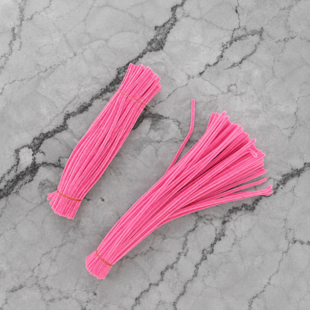 Premium Pipe Cleaners (6-7MM Approx.) (Blossom Pink)