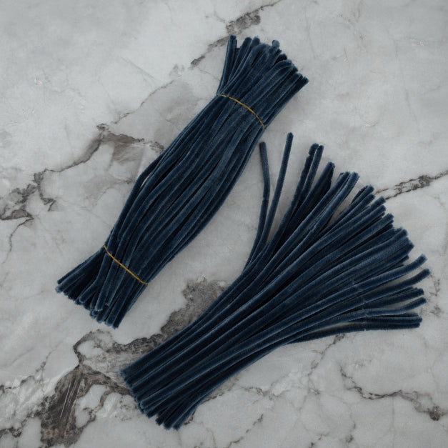 Premium Pipe Cleaners (6-7MM Approx.) (Charcoal Grey)