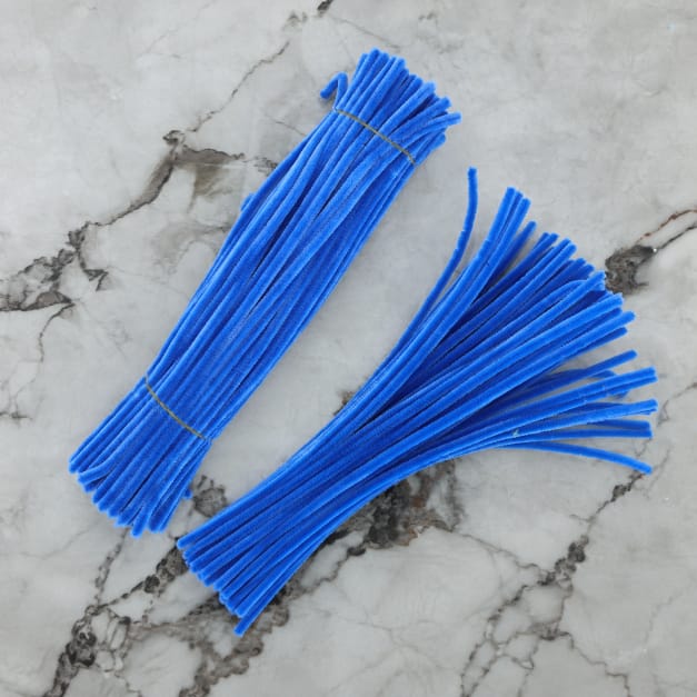 Premium Pipe Cleaners (6-7MM Approx.) (Blue)