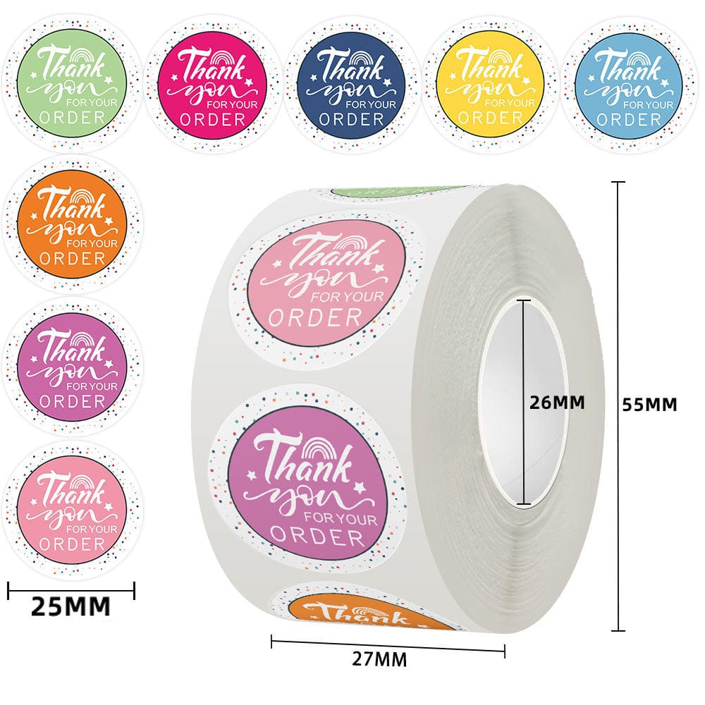 My Store STICKER ROLL Thankyou Sticker - 62