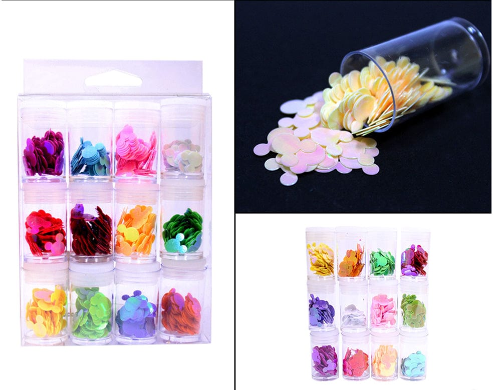 My Store GLITTERS RAINBOW MICKY GLITTER SET