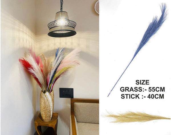 My Store GRASS GOLD GLITTERING PAMPAS GRASS