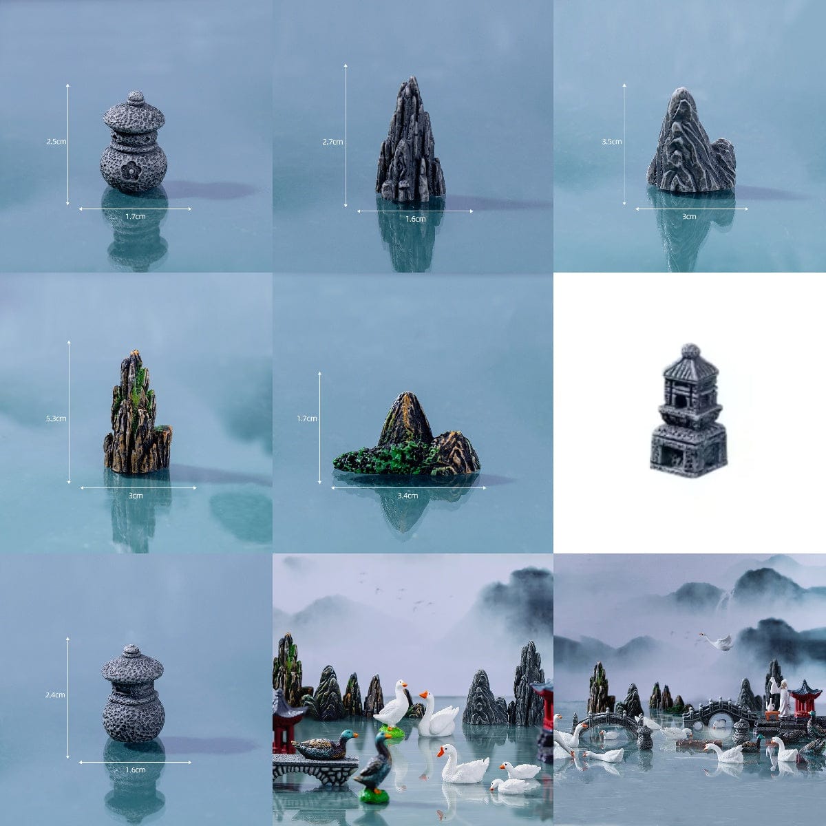 Crafteria Small & Big Duck (9Pcs) D82