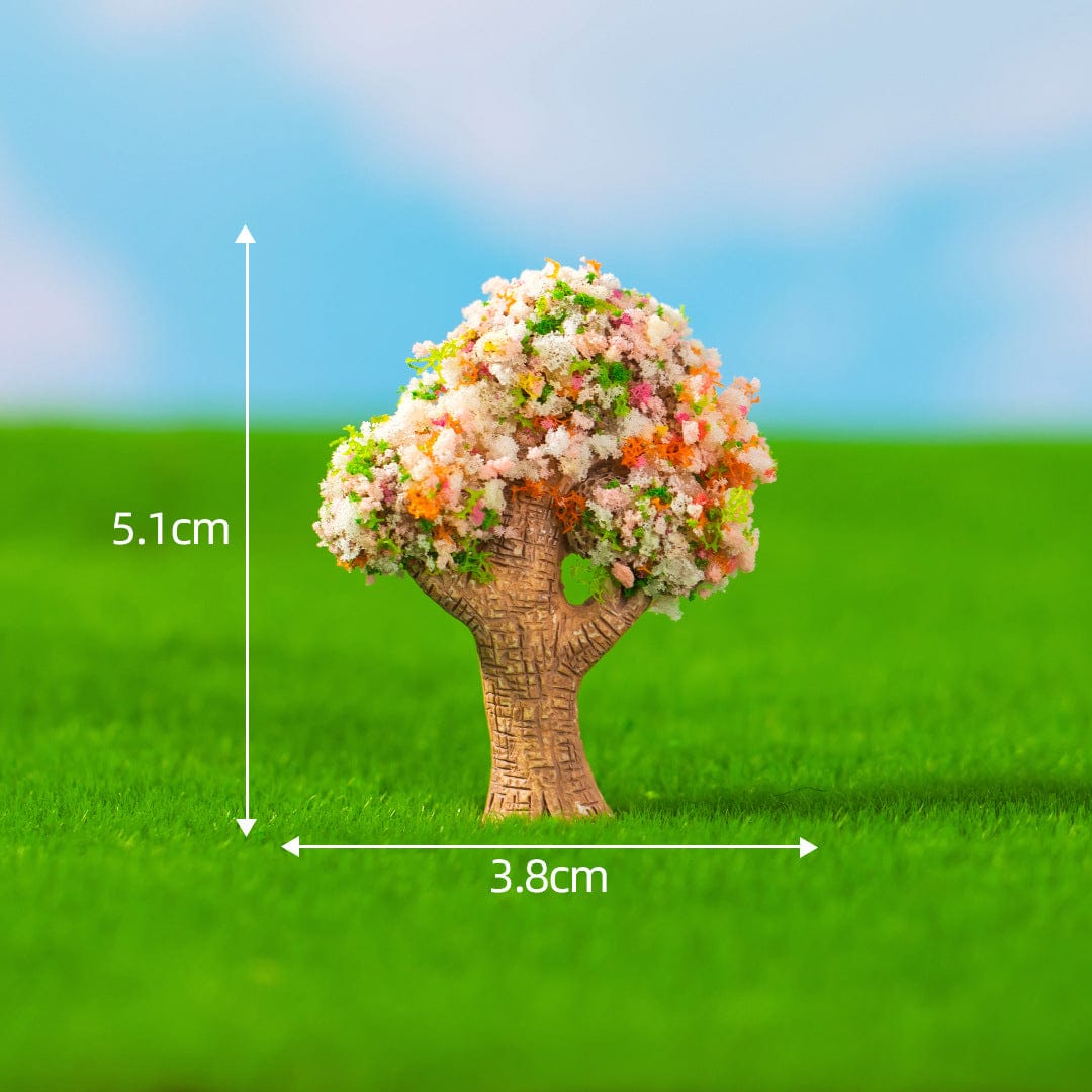 Crafteria 17 (3Pcs) Garden Tree Miniature