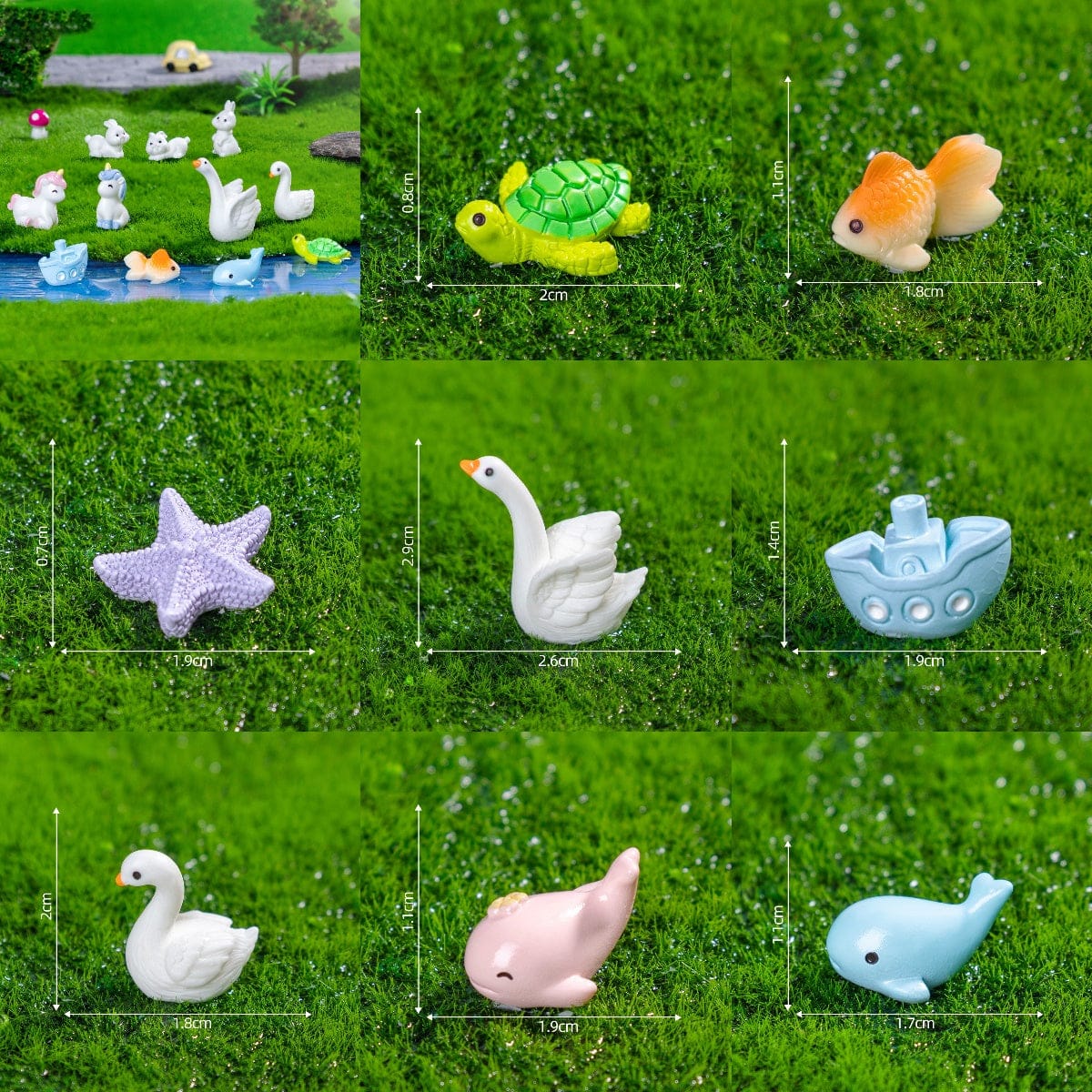Crafteria Animal & Submarine (8Pcs) D87
