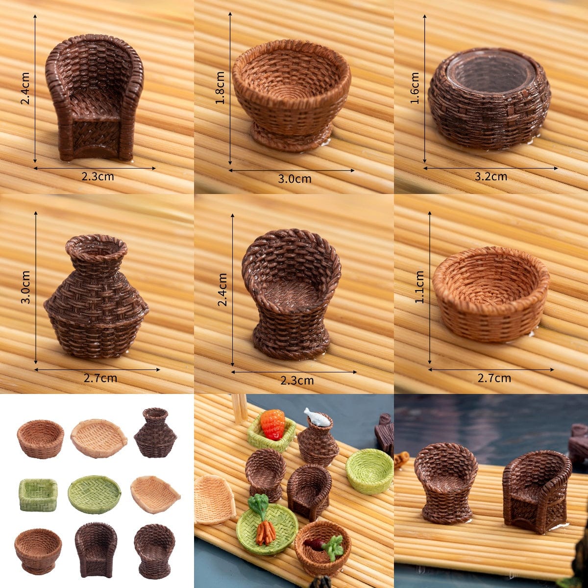 Crafteria Home Decor (6Pcs) D90