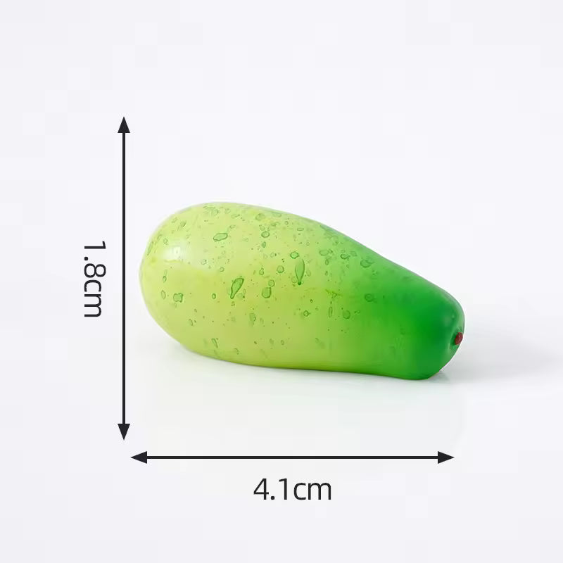 Crafteria Yellow-Skinned Melon (4Pcs) Fruit Miniature Series