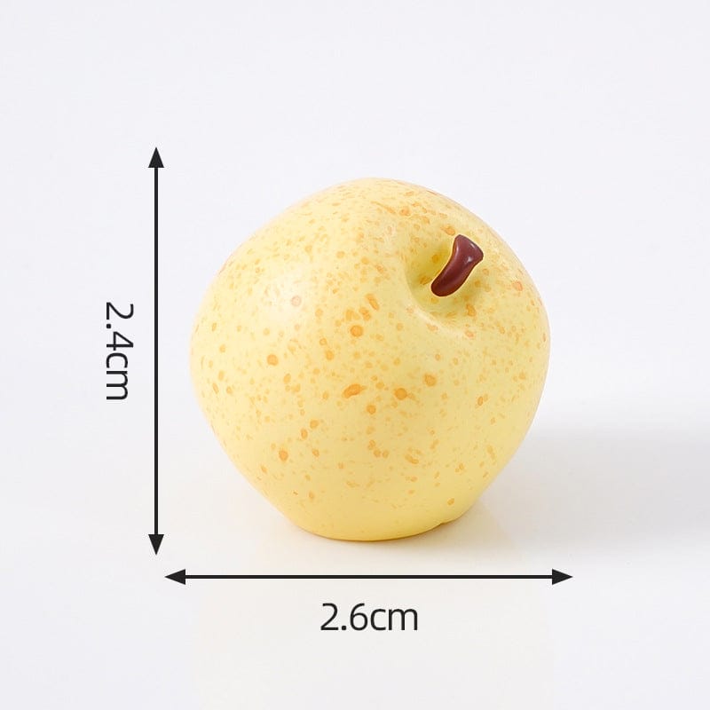 Crafteria Half-Peeled Lychee (4Pcs) Fruit Miniature Series