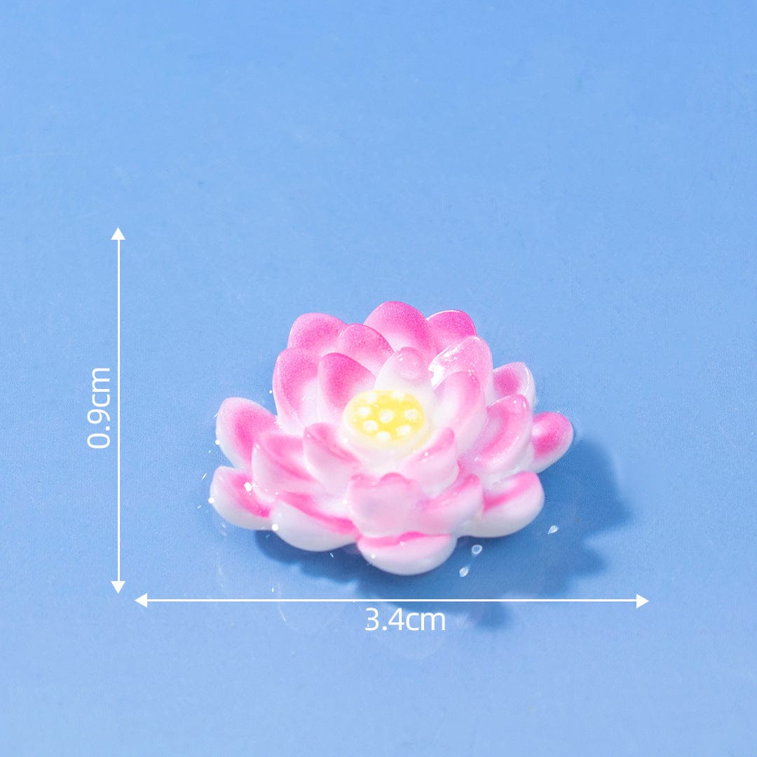 Crafteria Red Lotus (5Pcs) Floating Landscape Series