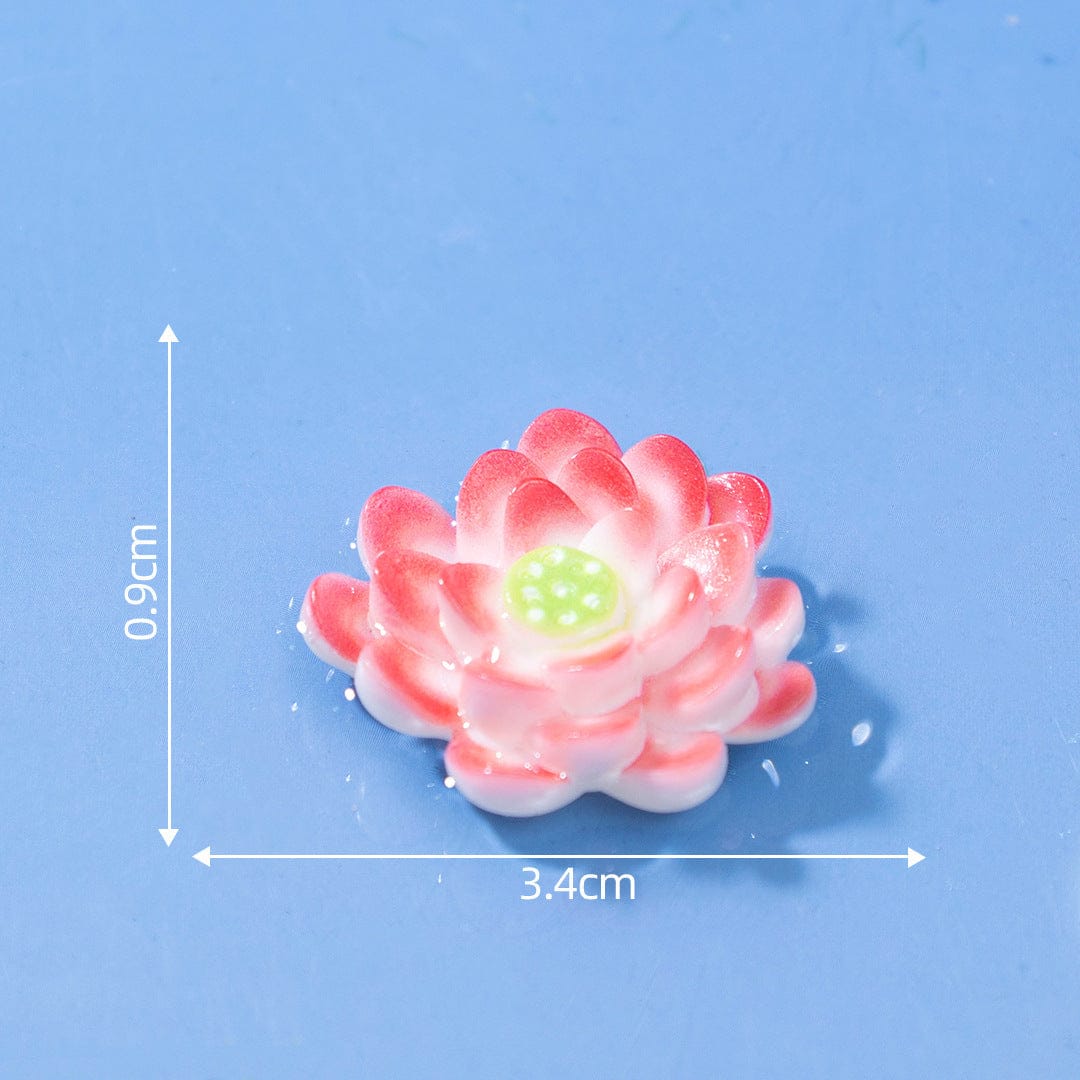 Crafteria Yellow Lotus (5Pcs) Floating Landscape Series