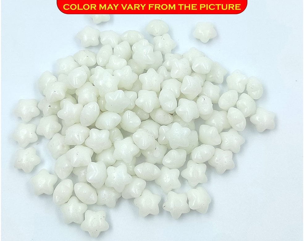 Wax Seal Beads 500Gram Sparkle White 25 154501