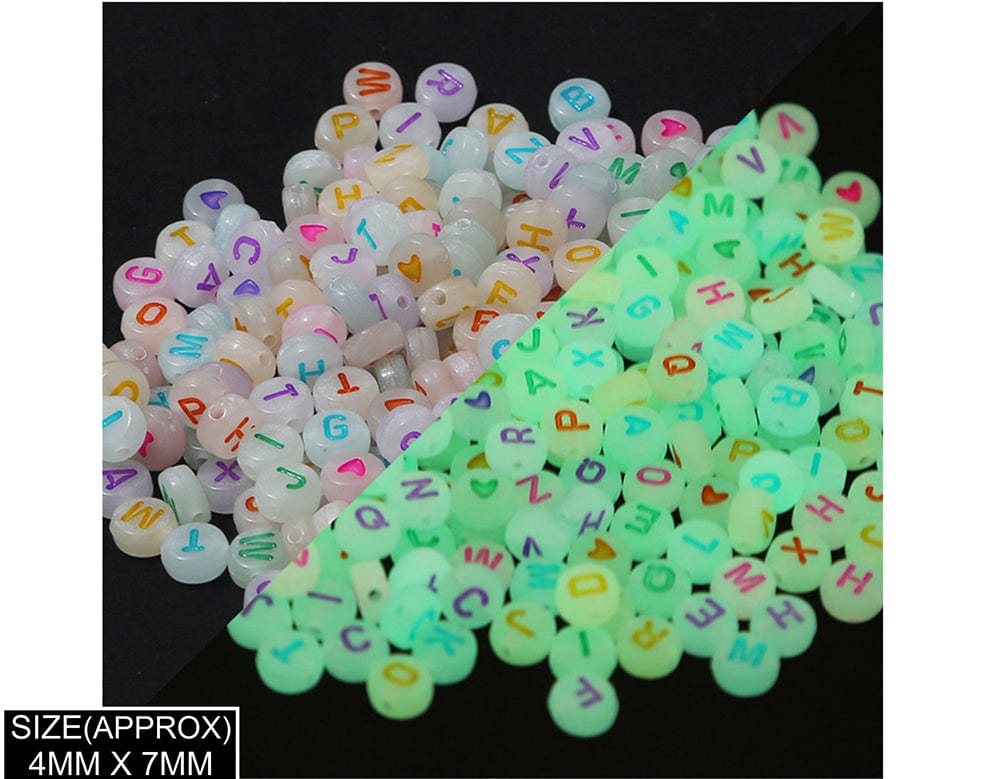 Idly Abcd Radium Alphabet Beads (Mulky Wt+Col) 183005