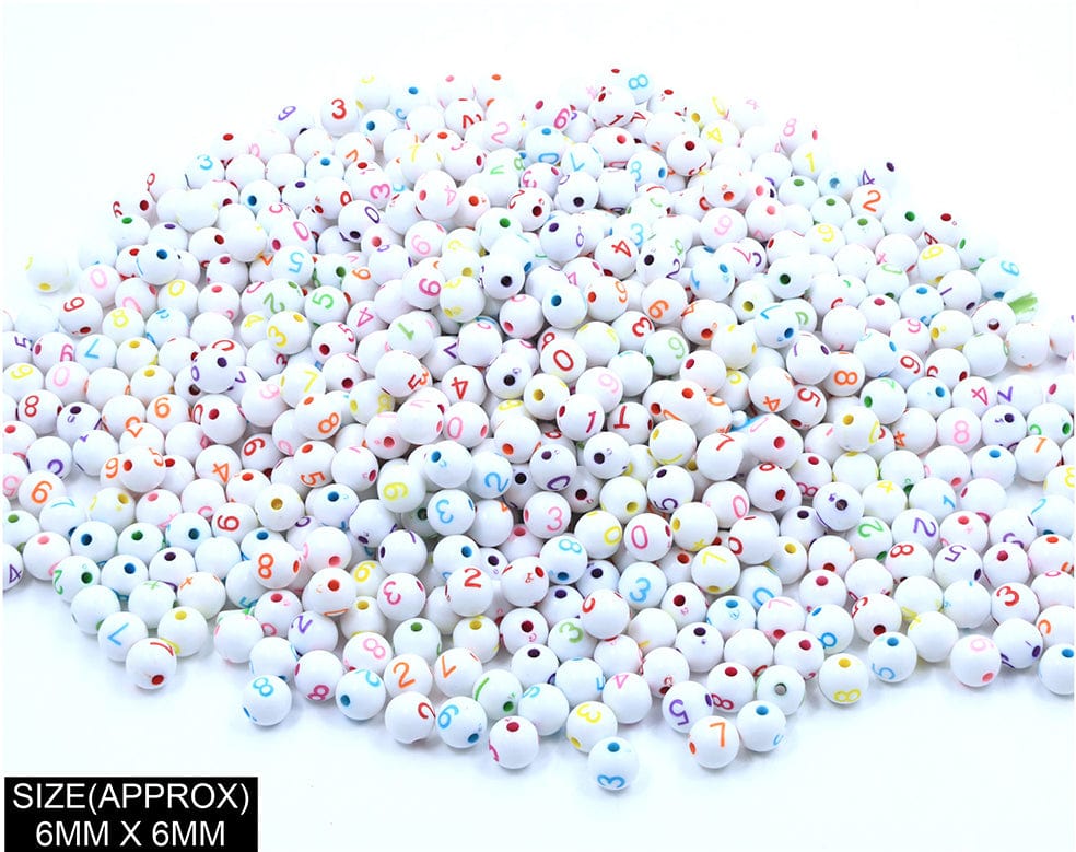 Round 1234 Beads (Wt+Col) 183046
