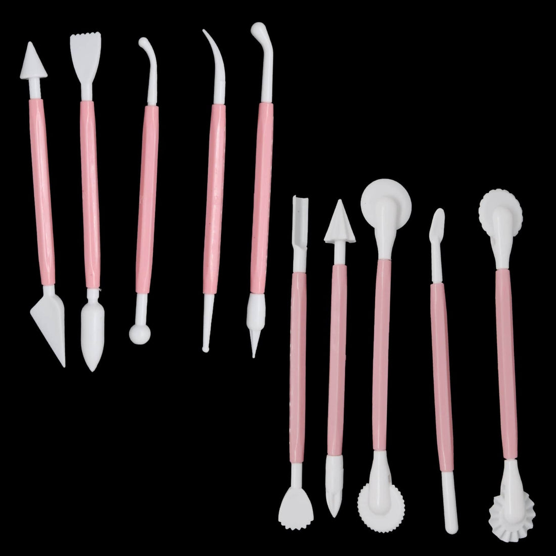 Crafteria 10-Piece Sculpting and Crafting Tool Set – Multi-Use for Detailing and Shaping
