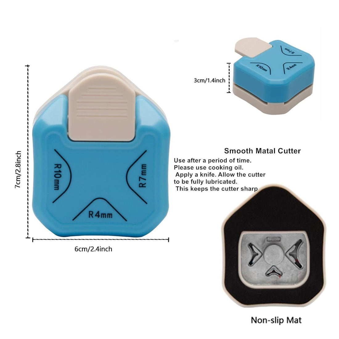 Crafteria 3 In 1 Paper Corner Rounder