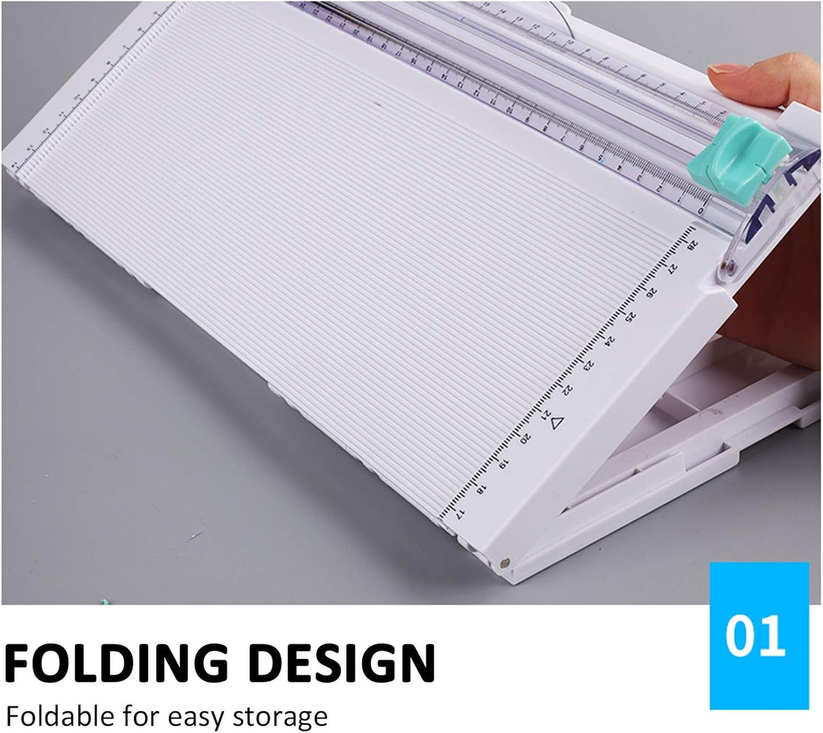 Crafteria 2 In 1 Folding Paper Cutter