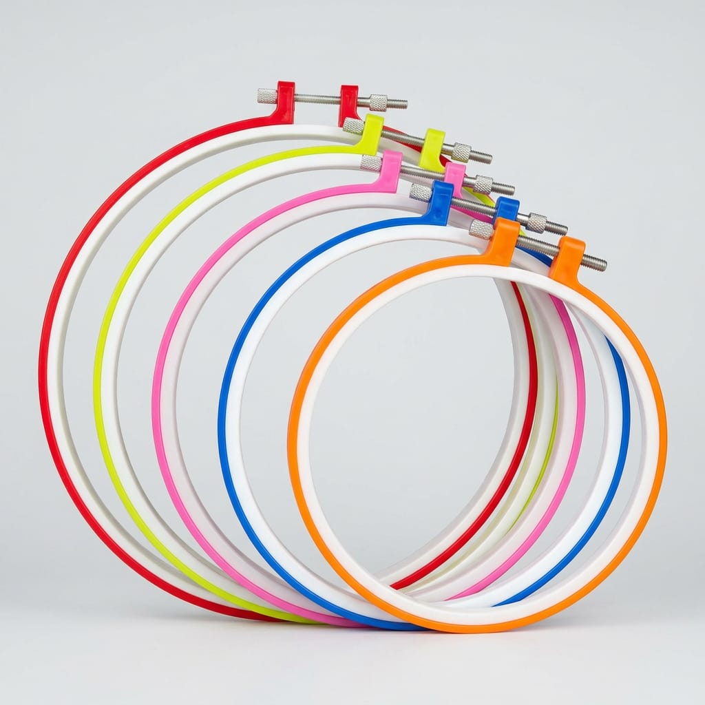5 In 1 Plastic Embroidery Ring 27001