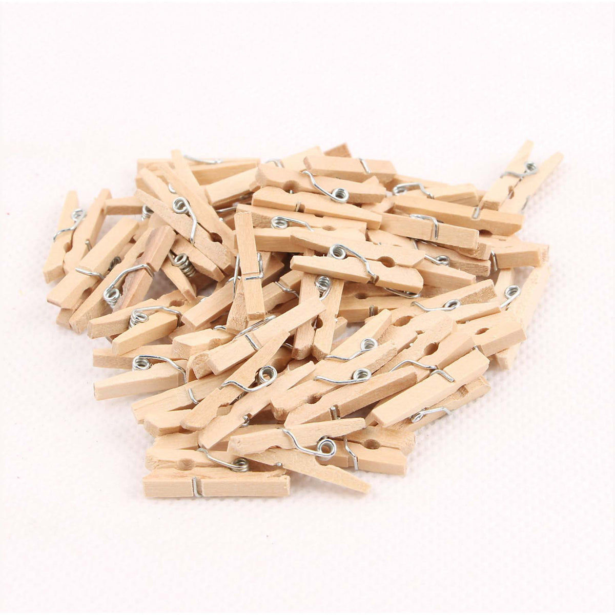 2.5 Cm Wooden Clips Natural 28001