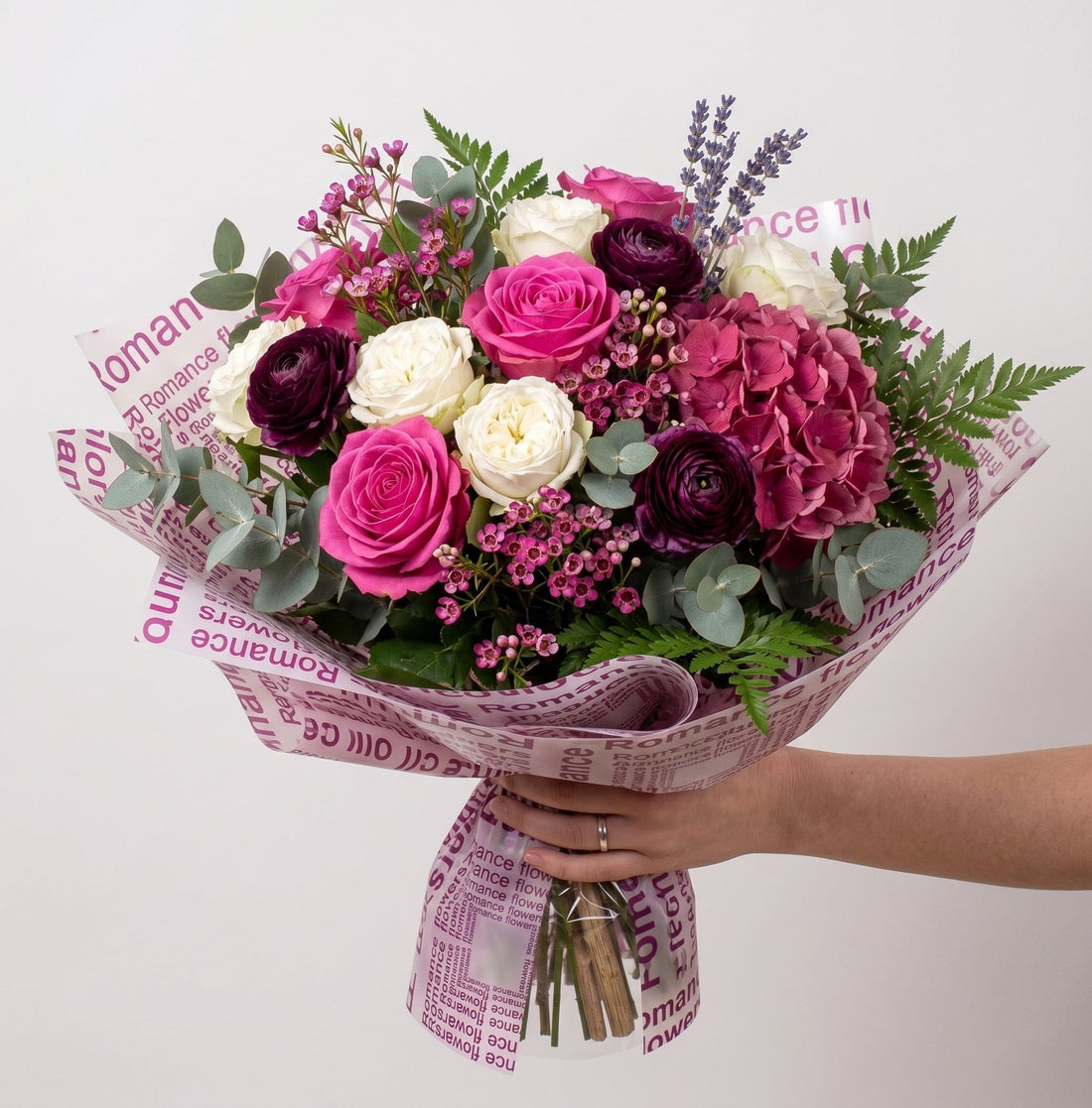 JUST CRAFT IT Multi-color Printed Bouquet Wrapping Paper for Floral Arrangements & DIY Gift Packaging