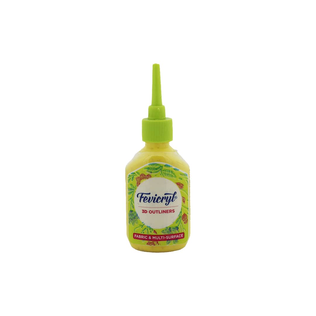 Fevicryl 3D Outliner Pearl (20ml) (Mrp-25/-) (Golden Yellow-308) 3DP308