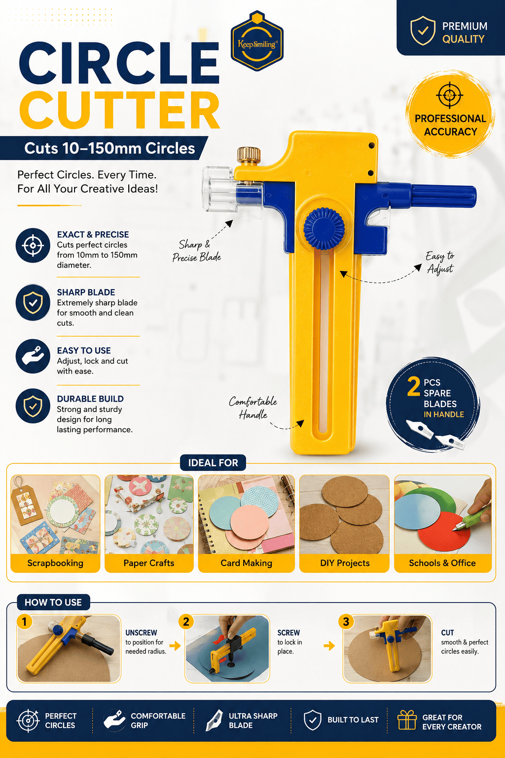 Crafteria Small Circle Cutter